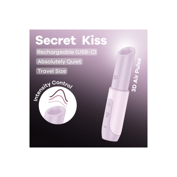 Stimulateur clitoridien de voyage Secret Kiss Satisfyer 